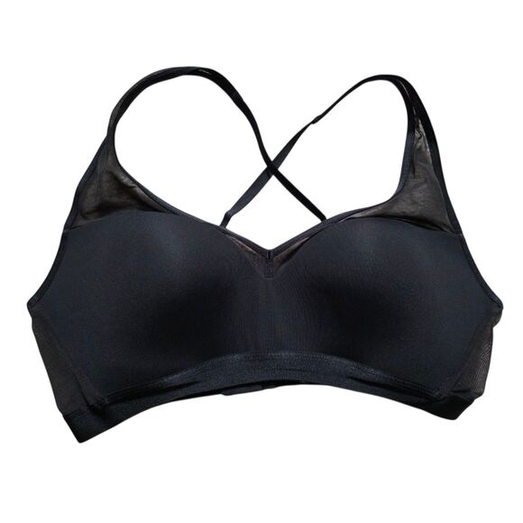 Victoria's Secret Other - Victoria's Secret Bra Size 36C Style C80 Black Criss Cross Back Mesh Edging